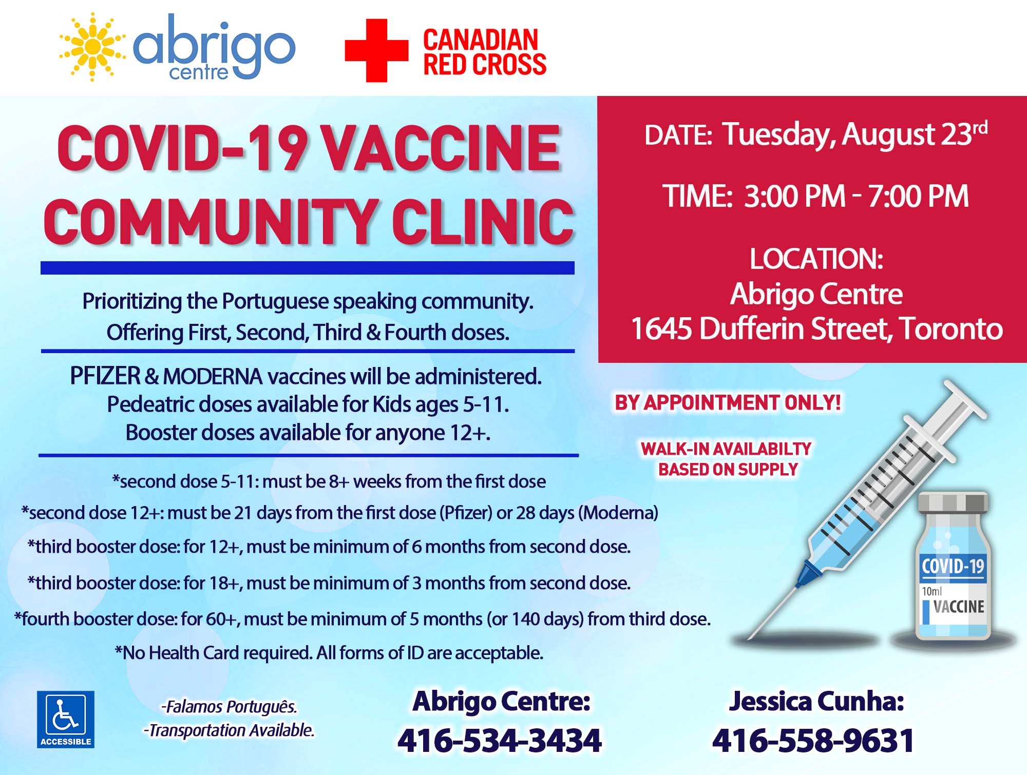 COVID Clinic Spotlights Kids’ Vaccinations Before Start of School Year