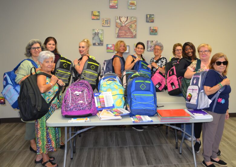 Abrigo Centre Community Donates 22 Backpacks to Native Child & Family Services